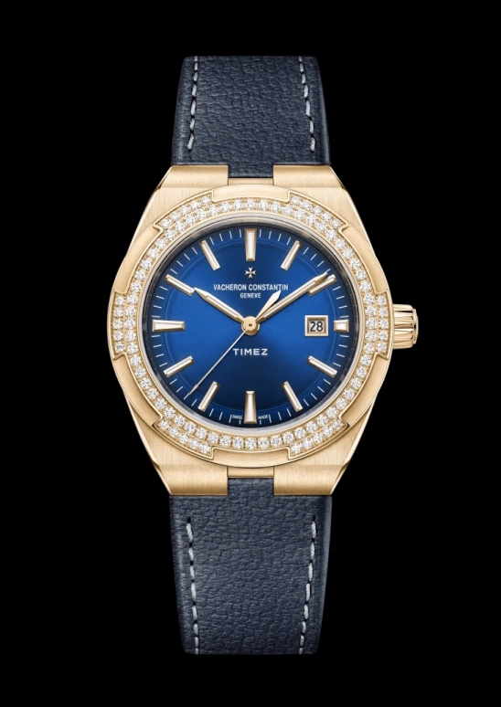 Vacheron Constantin,Overseas 35mm,35mm,Pink Gold,Blue,Day,Sapphire,Round,4605V,4605V/200R-B978