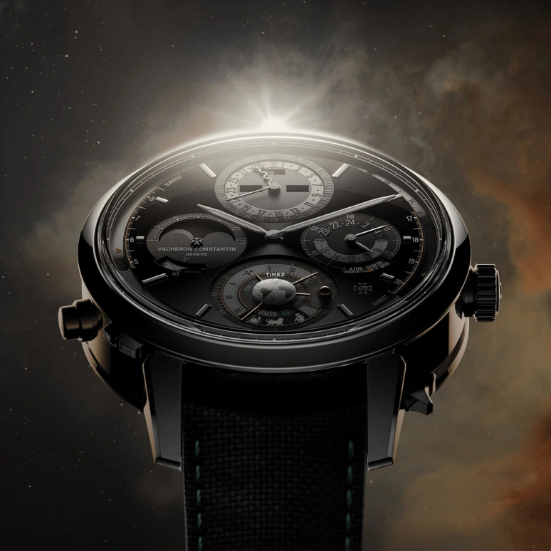 Vacheron Constantin,Artelier Cabinotiers Special Order 45mm,45mm,White Gold,Black,Grey,Handwound,Chronograph,Moonphase,Perpetual Calendar,Leap Year,72hours,In-house Caliber,9600C,9600C/000G-231C