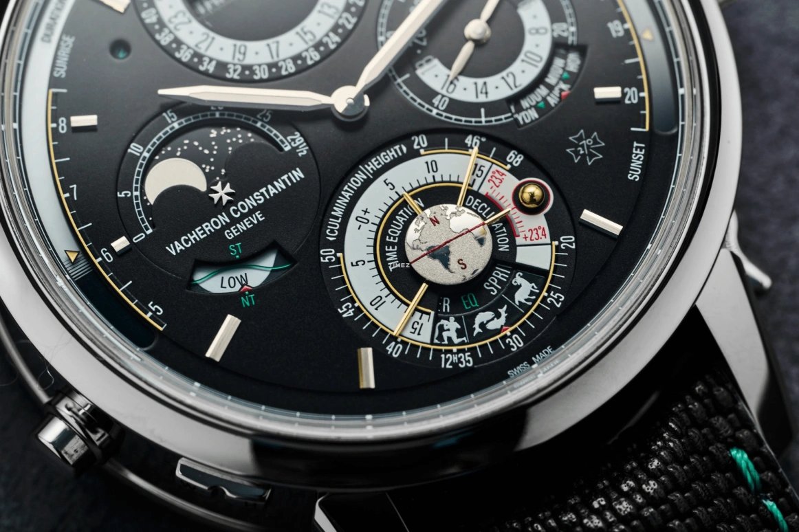 Vacheron Constantin,Artelier Cabinotiers Special Order 45mm,45mm,White Gold,Black,Grey,Handwound,Chronograph,Moonphase,Perpetual Calendar,Leap Year,72hours,In-house Caliber,9600C,9600C/000G-231C