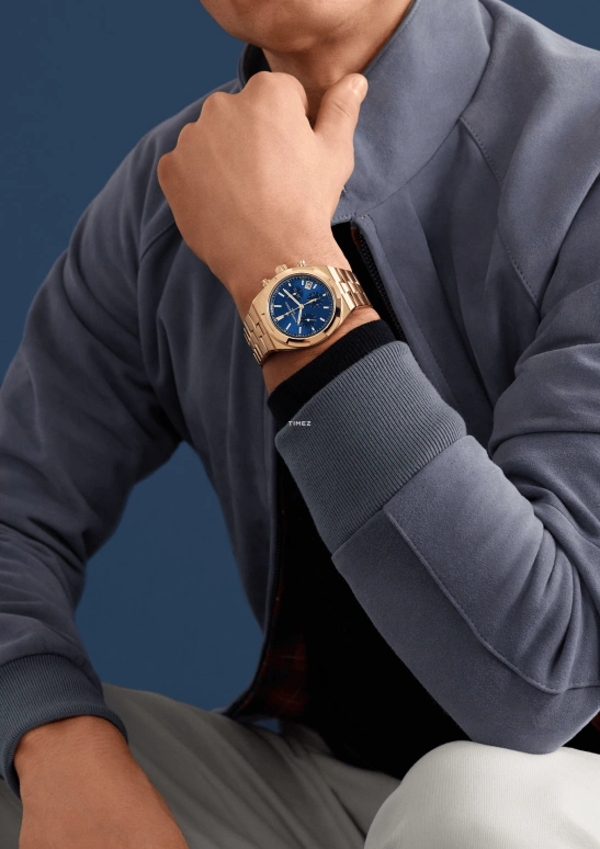 Vacheron Constantin,Overseas 42.50mm,42.50mm,Rose Gold,Pink Gold,Blue,Automatic,Chronograph,Day,5520V,5520V/210R-B952