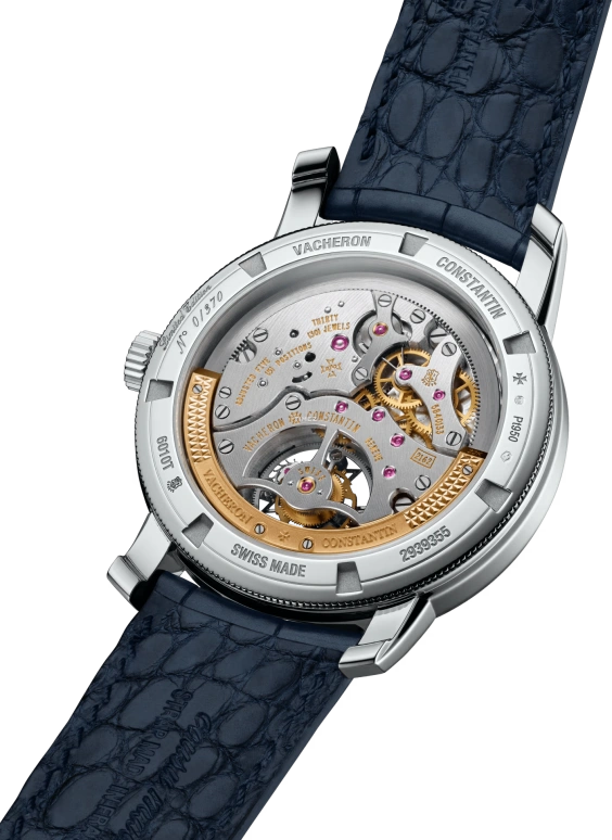 Vacheron Constantin,Traditionnelle 41mm,41mm,Platinum,Silver,See-through,Automatic,Day,Tourbillon,Retrograde,6010T,6010T/000P-H055