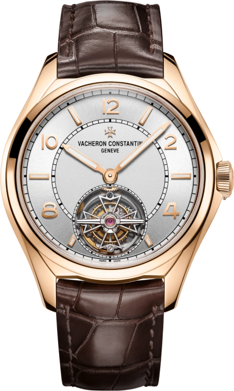 Vacheron Constantin,FiftySix 41mm,41mm,Pink Gold,Silver,Automatic,Tourbillon Escapement,80hours,Kevin De Bruyne,6000E,6000E/000R-B488