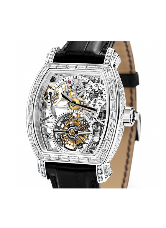 Vacheron Constantin,Malte 36x48mm,36x48mm,Platinum,Skeleton,Handwound,Day,Power Reserve Indicator,Tourbillon,30669,30669/000P-8953
