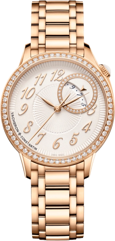 Vacheron Constantin,Égérie 35mm,35mm,Pink Gold,Silver,Automatic,Day,40hours,4605F,4605F/110R-B496