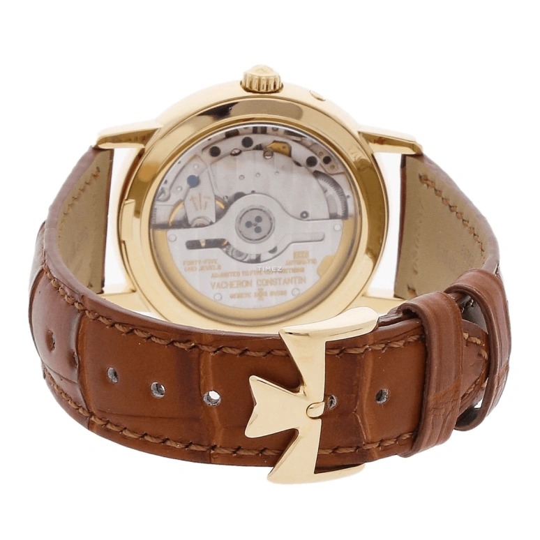Vacheron Constantin,Patrimony 38mm,38mm,Yellow Gold,Beige,Automatic,Day,Power Reserve Indicator,47200,47200/000J-8444