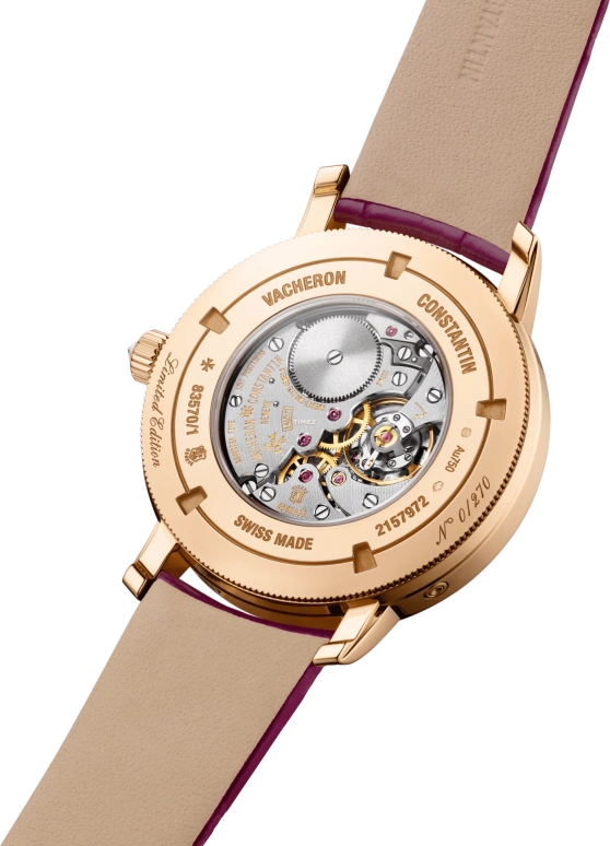 Vacheron Constantin,Traditionnelle 36mm,36mm,Pink Gold,Pink,Handwound,Moonphase,Power Reserve Indicator,83570,83570/000R-H060