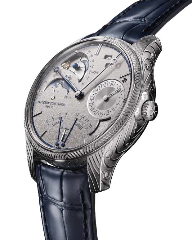Vacheron Constantin,Artelier Cabinotiers Special Order 45mm,45mm,White Gold,Silver,Handwound,Moonphase,Perpetual Calendar,Leap Year,Month,504hours,In-house Caliber,97A0C,97A0C/000G-304C