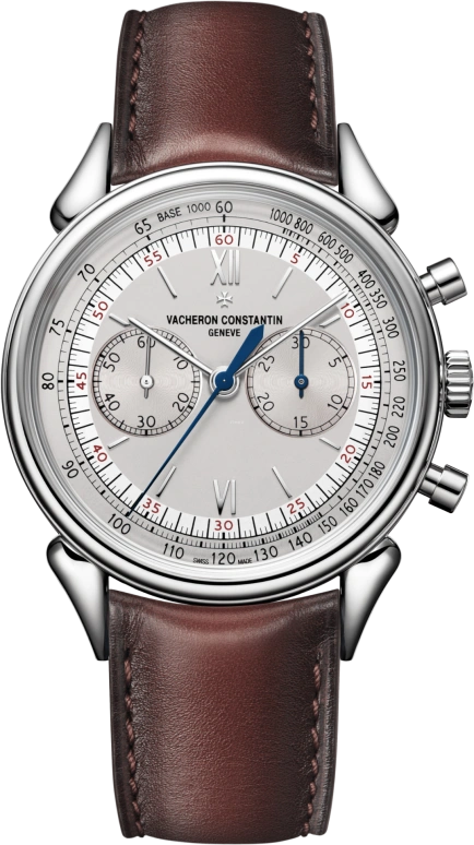 Vacheron Constantin,Historiques 38.50mm,38.50mm,Stainless Steel,Silver,Handwound,Chronograph,Column Wheel,5000H,5000H/000A-B582