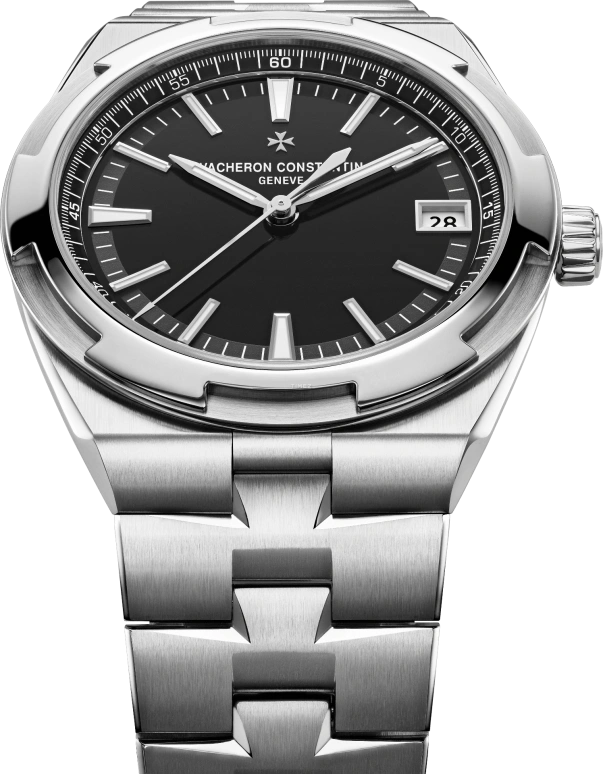 Vacheron Constantin,Overseas 41mm,41mm,Stainless Steel,Black,Automatic,Day,60hours,4520V,4520V/210A-B483