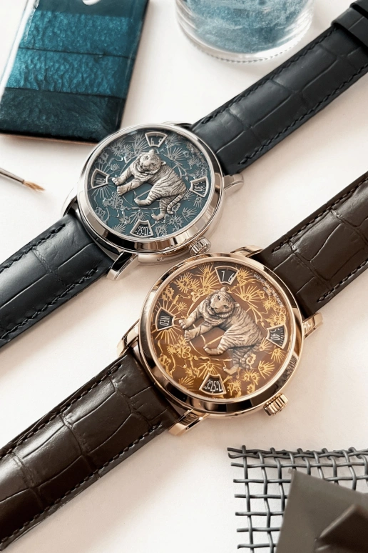 Vacheron Constantin,Métiers d'Art 40mm,40mm,Platinum,Blue,Automatic,Date,Day,Jumping Minutes,Jumping Hours,40hours,In-house Caliber,86073,86073/000P-B900