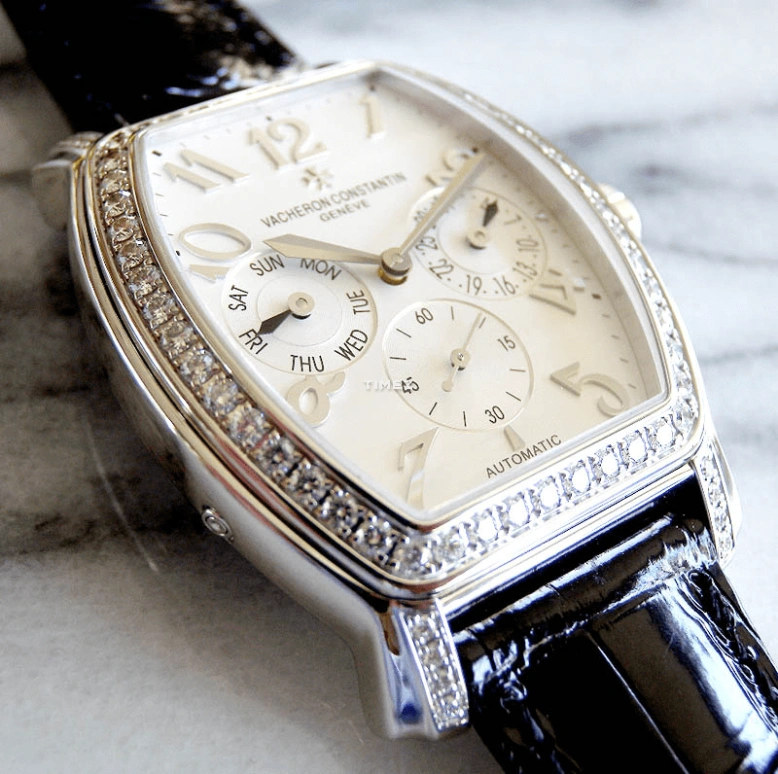 Vacheron Constantin,Malte 35.50x39.50mm,35.50x39.50mm,White Gold,Silver White,Automatic,Date,Day,42508,42508/000G-9060