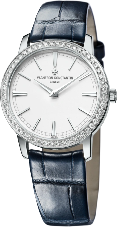Vacheron Constantin,Patrimony 33mm,33mm,White Gold,Silver,Handwound,40hours,In-house Caliber,81590,81590/000G-9848