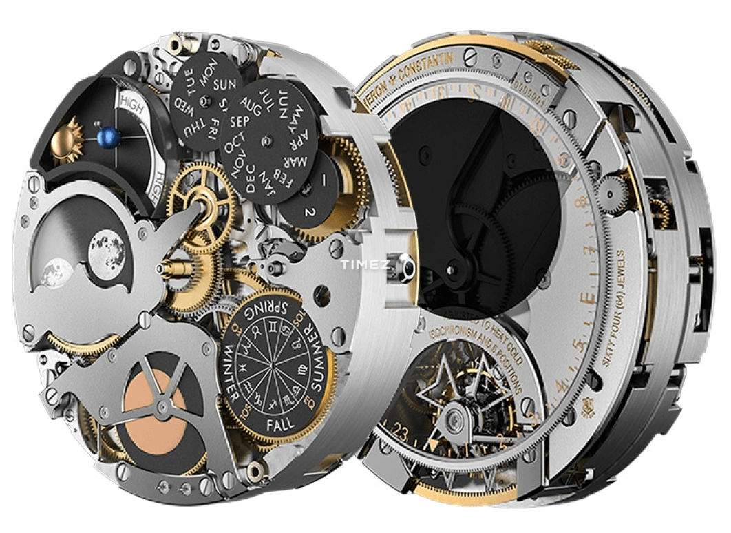 Vacheron Constantin,Artelier Cabinotiers Special Order 45mm,45mm,White Gold,Black,Handwound,Moonphase,Perpetual Calendar,Leap Year,Month,504hours,In-house Caliber,9720C,9720C/000G-B281