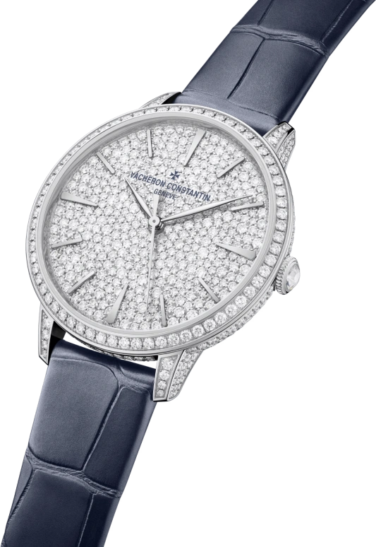 Vacheron Constantin,Patrimony 37mm,37mm,White Gold,Silver,Automatic,Anti-magnetic,Sapphire,Crystal Glass,4116U,4116U/000G-B909