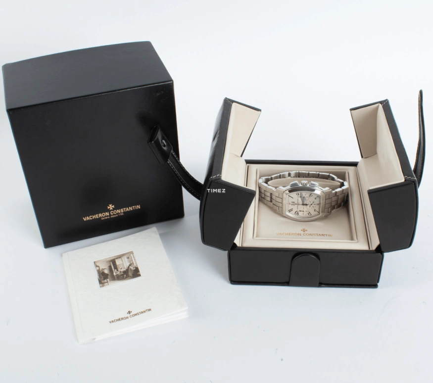 Vacheron Constantin,Malte 37x40mm,37x40mm,Stainless Steel,White,Automatic,Chronograph,Day,49145,49145/339A-8970