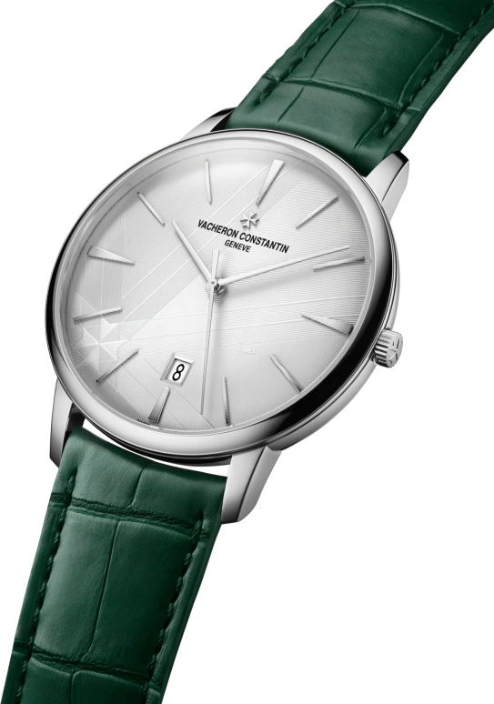 Vacheron Constantin,Patrimony 40mm,40mm,White Gold,Silver,Automatic,Day,40hours,85180,85180/000G-H035