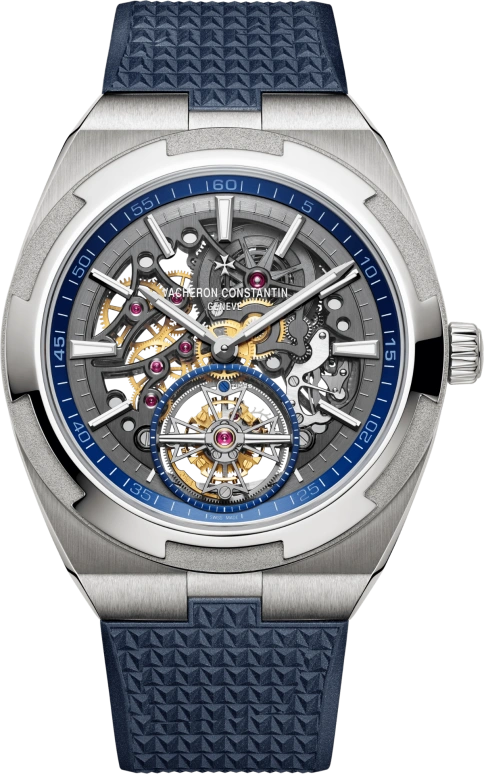 Vacheron Constantin,Overseas 42.50mm,42.50mm,Titanium,Skeleton,Automatic,Tourbillon,Anti-magnetic,6000V,6000V/210T-B935