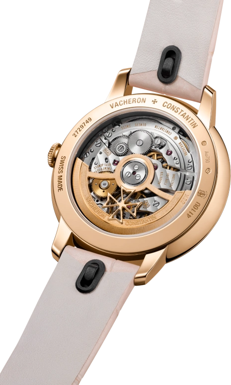 Vacheron Constantin,Patrimony 36.50mm,36.50mm,Rose Gold,Pink,Automatic,Date,40hours,4110U,4110U/000R-B905