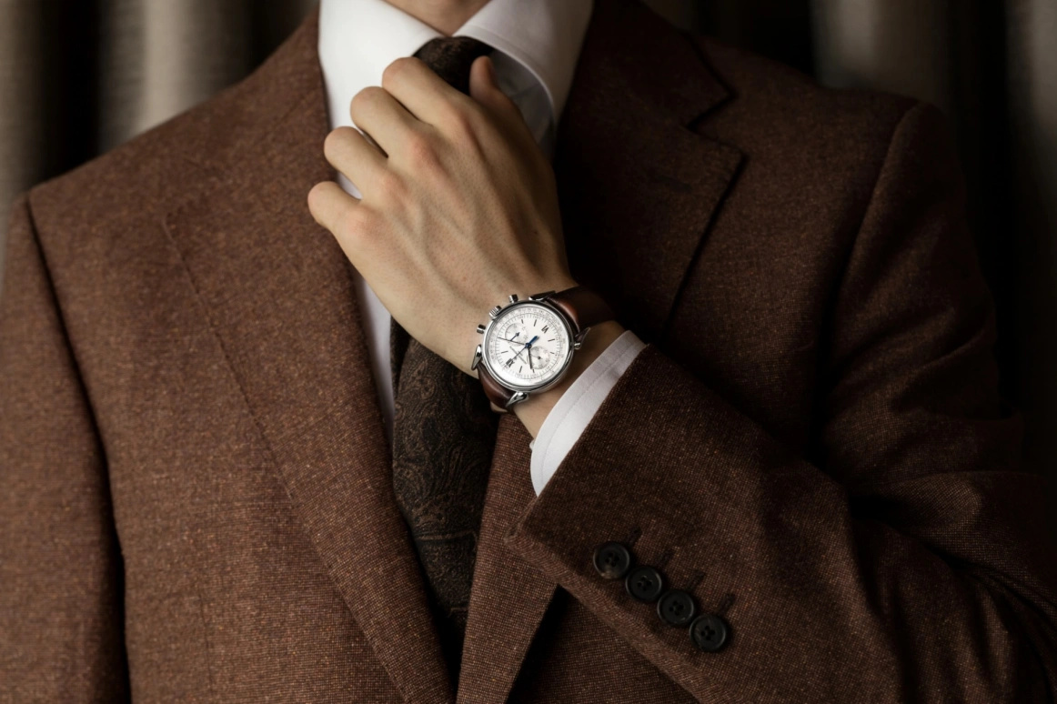 Vacheron Constantin,Historiques 38.50mm,38.50mm,Stainless Steel,Silver,Handwound,Chronograph,Column Wheel,5000H,5000H/000A-B582