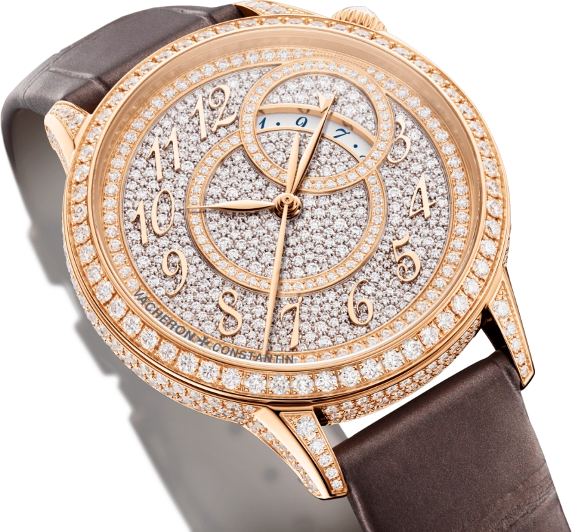 Vacheron Constantin,Égérie 35mm,35mm,Pink Gold,Red Gold,Pink Red,Automatic,40hours,In-house Caliber,4606F,4606F/000R-B648