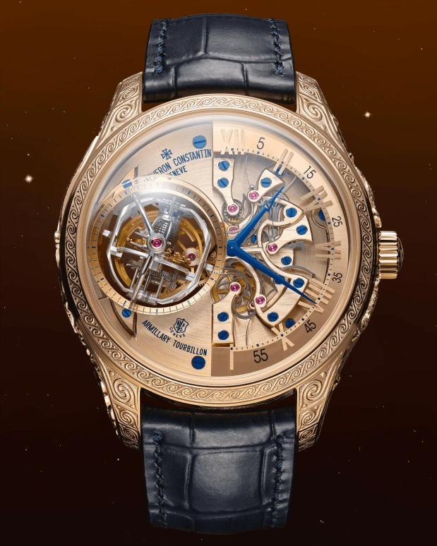 Vacheron Constantin,Artelier Cabinotiers Special Order 45mm,45mm,Pink Gold,Rose Gold,Handwound,Tourbillon,Jumping Minutes,Jumping Hours,9890C,9890C/000R-273C