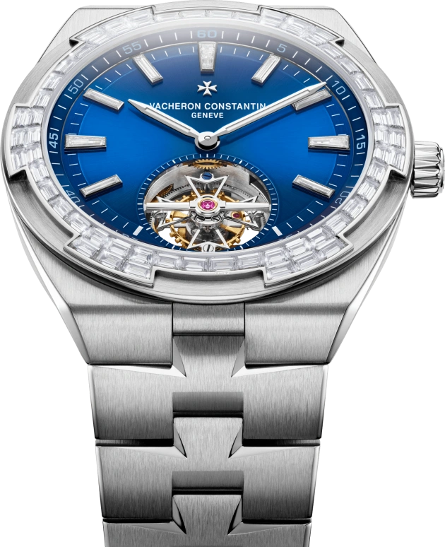 Vacheron Constantin,Overseas 42.50mm,42.50mm,White Gold,Blue,Automatic,Tourbillon,80hours,6007V,6007V/210G-B955