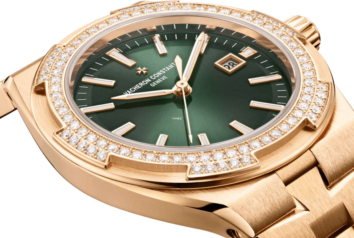 Vacheron Constantin,Overseas 35mm,35mm,Rose Gold,Green,Automatic,Day,40hours,4605V,4605V/200R-B969