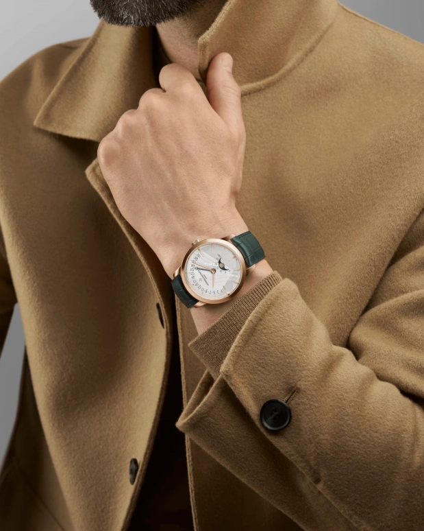 Vacheron Constantin,Patrimony 42.50mm,42.50mm,Pink Gold,Silver,Automatic,Moonphase,Day,Retrograde,4010U,4010U/000R-H117