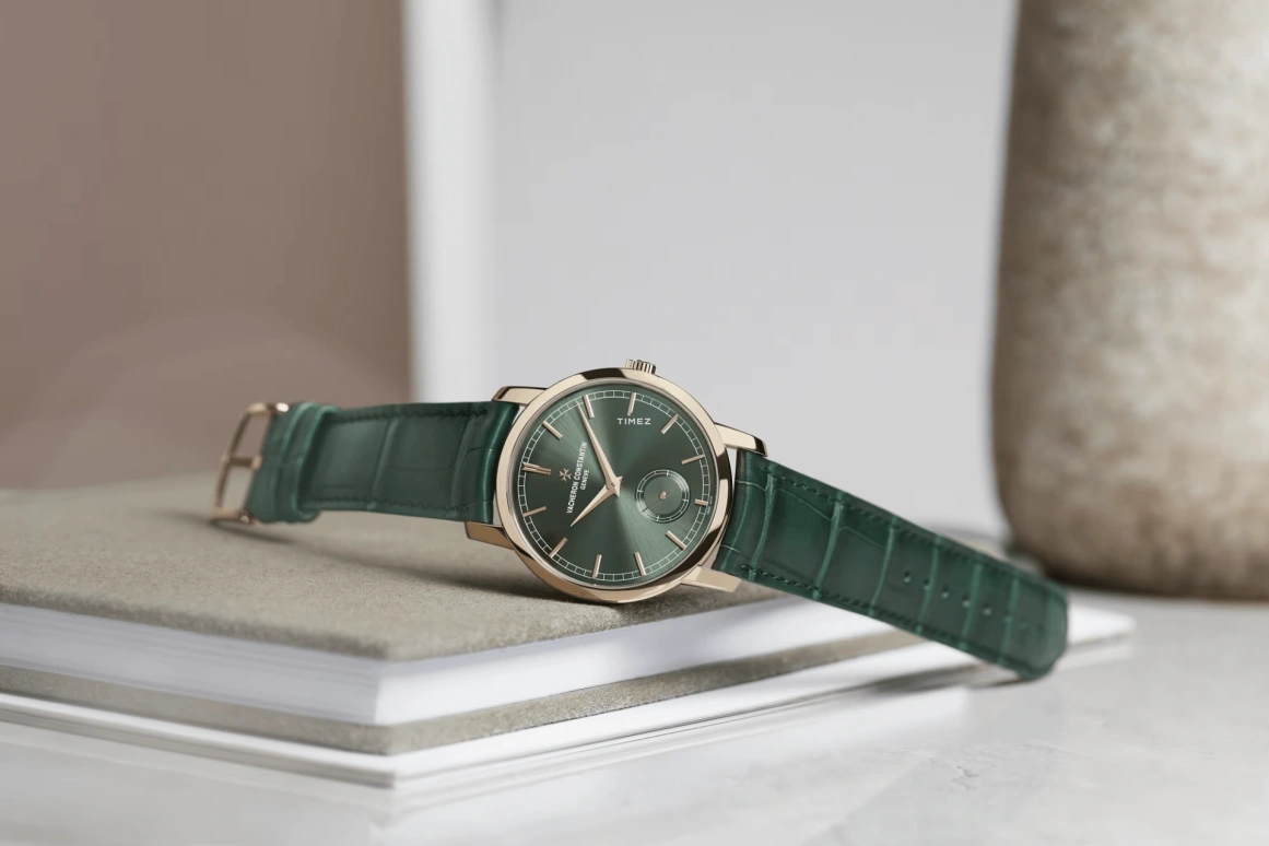 Vacheron Constantin,Traditionnelle 38mm,38mm,Pink Gold,Green,Handwound,65hours,In-house Caliber,82172,82172/000R-H008