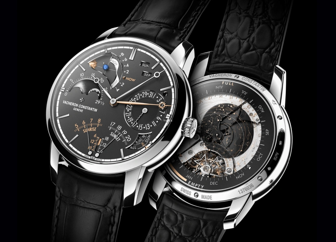 Vacheron Constantin,Artelier Cabinotiers Special Order 45mm,45mm,White Gold,Black,Handwound,Moonphase,Perpetual Calendar,Leap Year,Month,504hours,In-house Caliber,9720C,9720C/000G-B281