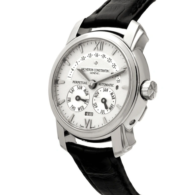 Vacheron Constantin,Malte 39mm,39mm,Platinum,Silver White,Automatic,Annual Calendar,Month,Date,Day,38hours,In-house Caliber,47031,47031/000P-8956