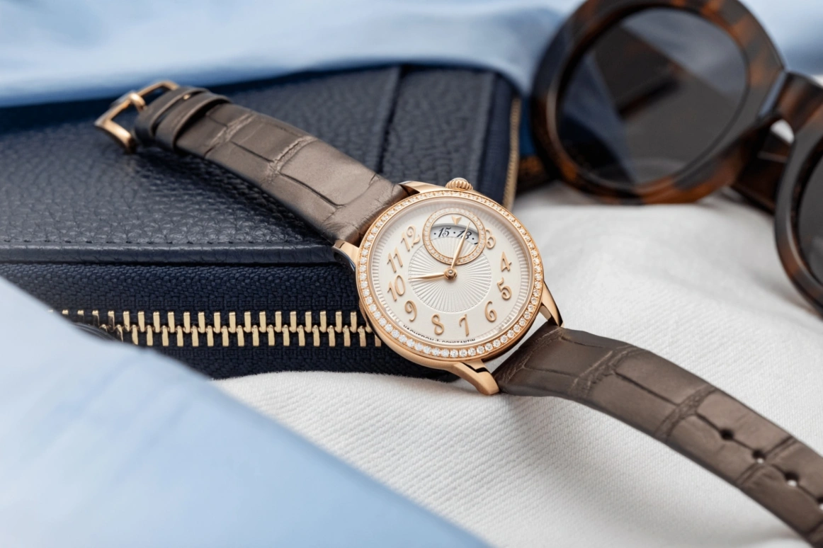 Vacheron Constantin,Égérie 35mm,35mm,Pink Gold,Silver,Automatic,Day,40hours,4605F,4605F/000R-B496