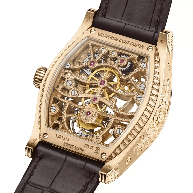 Vacheron Constantin,Artelier Cabinotiers Special Order 41.50x38mm,41.50x38mm,Pink Gold,Yellow Tan,Skeleton,Handwound,Day,Power Reserve Indicator,Tourbillon,30135,30135/000R-089C