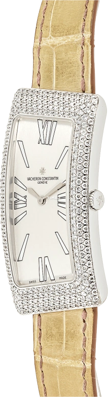Vacheron Constantin,1972 22.80x46.50mm,22.80x46.50mm,White Gold,White,Quartz,In-house Caliber,Sapphire,Crystal Glass,25510,25510/000G-9119