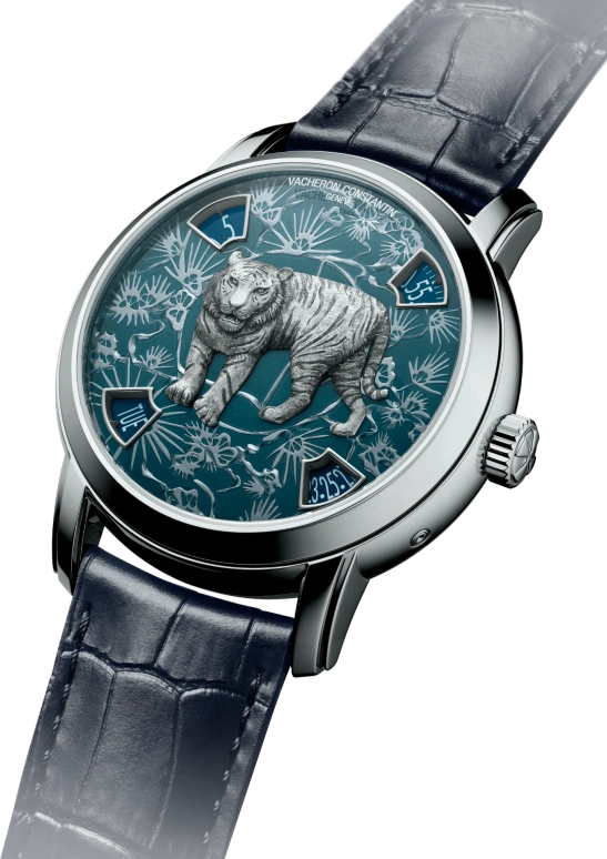 Vacheron Constantin,Métiers d'Art 40mm,40mm,Platinum,Blue,Automatic,Date,Day,Jumping Minutes,Jumping Hours,40hours,In-house Caliber,86073,86073/000P-B900