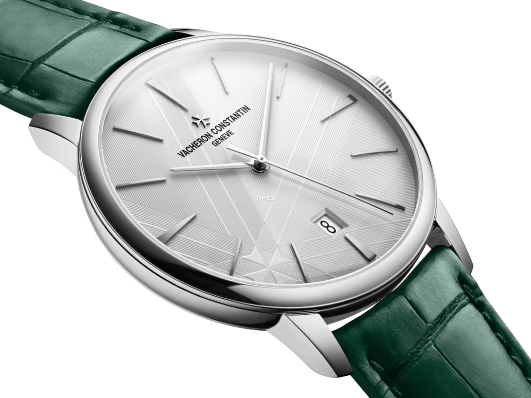 Vacheron Constantin,Patrimony 40mm,40mm,White Gold,Silver,Automatic,Day,40hours,85180,85180/000G-H035