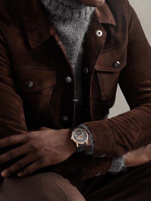 Vacheron Constantin,Traditionnelle 41mm,41mm,Pink Gold,Grey,Automatic,Day,Tourbillon,Retrograde,6010T,6010T/000R-B638