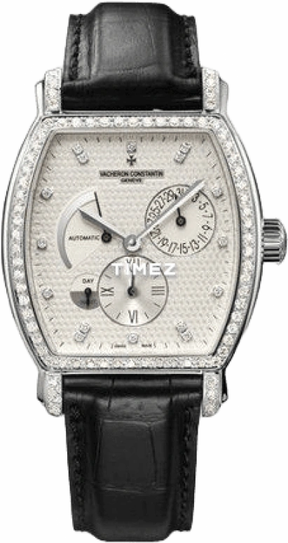 Vacheron Constantin,Malte 36x48mm,36x48mm,White Gold,Silver White,Automatic,Day,Power Reserve Indicator,Dule Time,Day / Night Indication,40hours,In-house Caliber,47700,47700/000G-9416