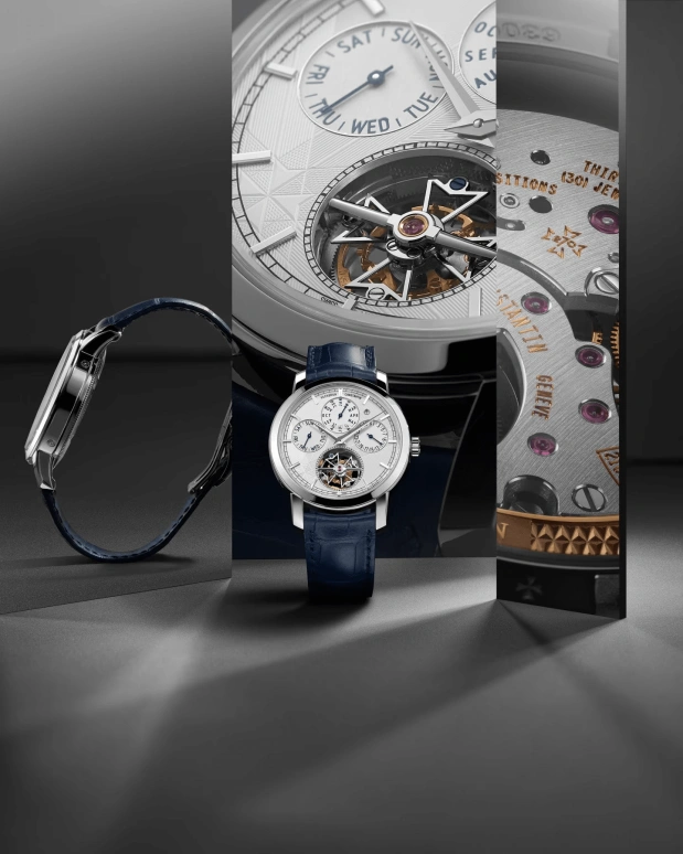 Vacheron Constantin,Traditionnelle 42mm,42mm,Platinum,Silver,Automatic,Perpetual Calendar,Leap Year,Month,Date,72hours,In-house Caliber,6300T,6300T/000P-H056