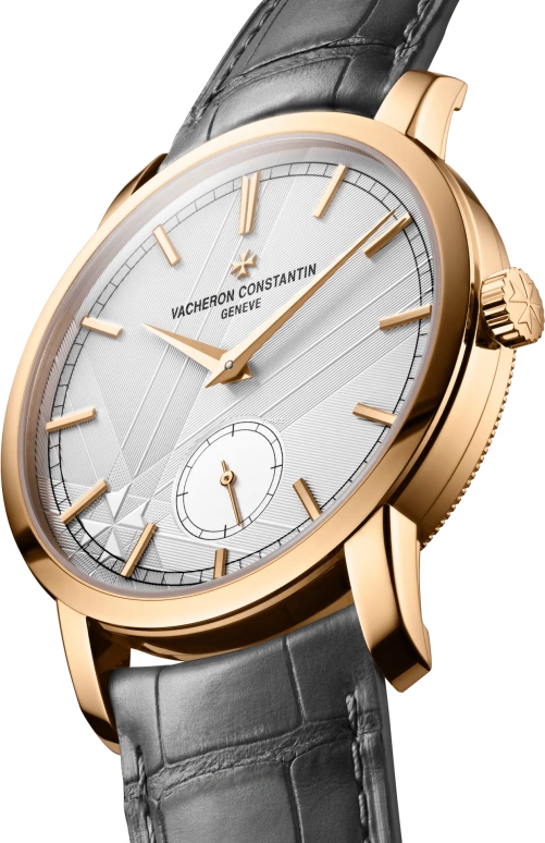 Vacheron Constantin,Traditionnelle 38mm,38mm,Pink Gold,Silver,Handwound,65hours,In-house Caliber,82172,82172/000R-H118