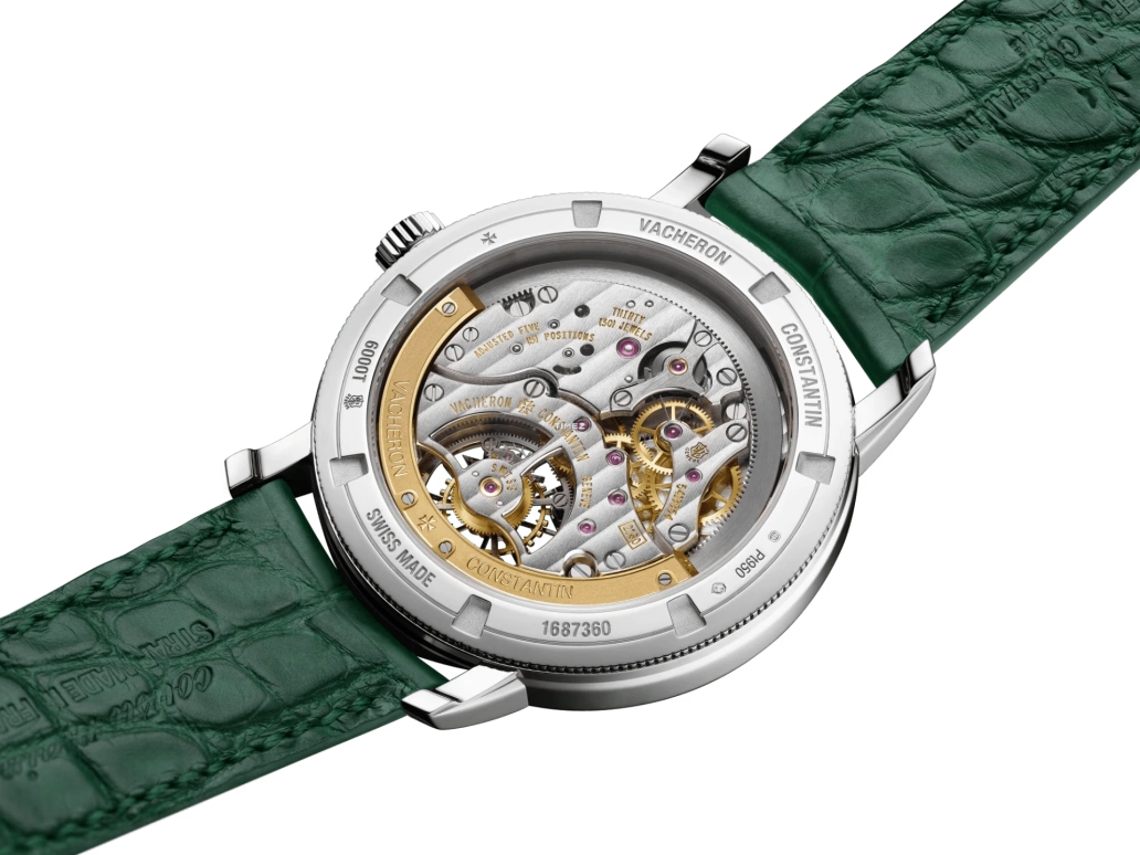Vacheron Constantin,Traditionnelle 41mm,41mm,Platinum,Green,Automatic,Tourbillon,80hours,6000T,6000T/000P-H025