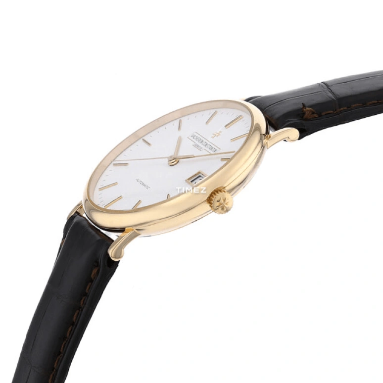 Vacheron Constantin,Patrimony 38mm,38mm,Yellow Gold,White,Automatic,Day,Sapphire,Crystal Glass,42002,42002/000J-8760