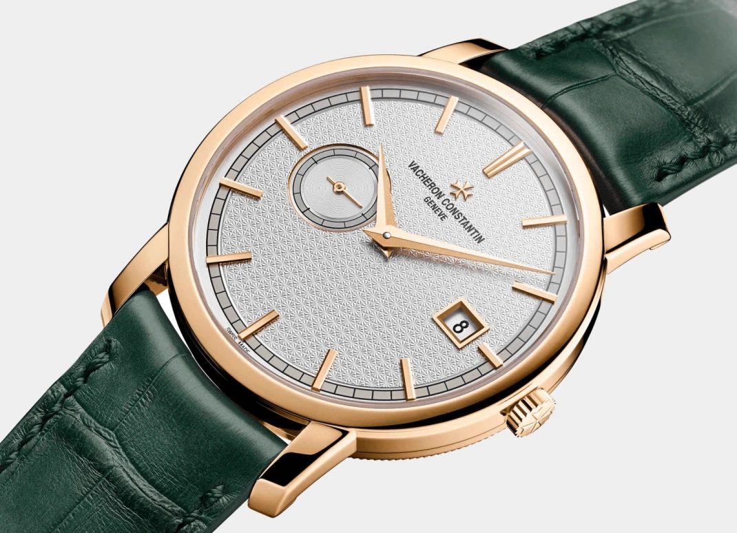Vacheron Constantin,Traditionnelle 38mm,38mm,Rose Gold,Silver White,Automatic,Day,40hours,87172,87172/000R-B608