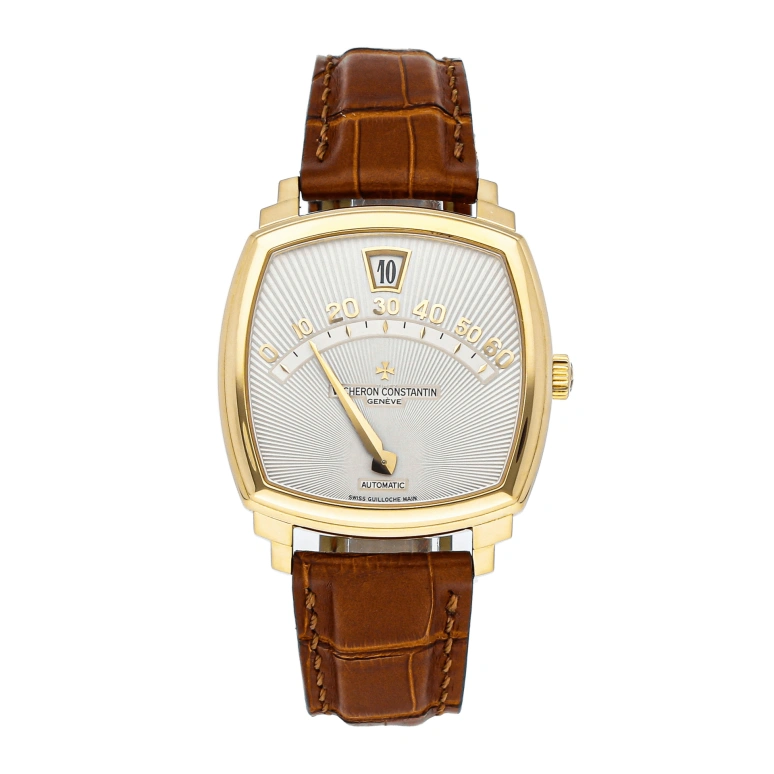 Vacheron Constantin,Other 42mm,42mm,Rose Gold,White,Handwound,Retrograde,65hours,43041,43041/000J-8673