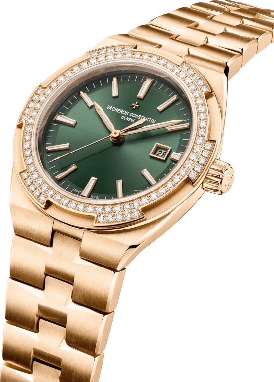 Vacheron Constantin,Overseas 35mm,35mm,Rose Gold,Green,Automatic,Day,40hours,4605V,4605V/200R-B969