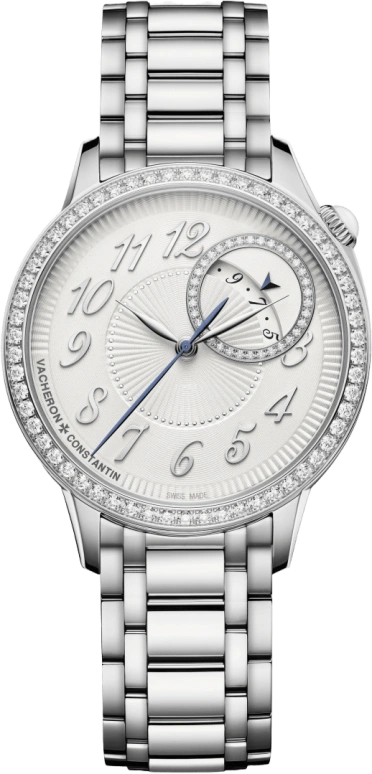 Vacheron Constantin,Égérie 35mm,35mm,Stainless Steel,Silver,Automatic,Day,40hours,4605F,4605F/110A-B495