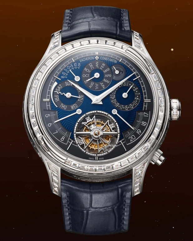 Vacheron Constantin,Artelier Cabinotiers Special Order 47mm,47mm,White Gold,Blue,Handwound,Moonphase,Perpetual Calendar,Leap Year,Month,58hours,In-house Caliber,9717C,9717C/000G-289C
