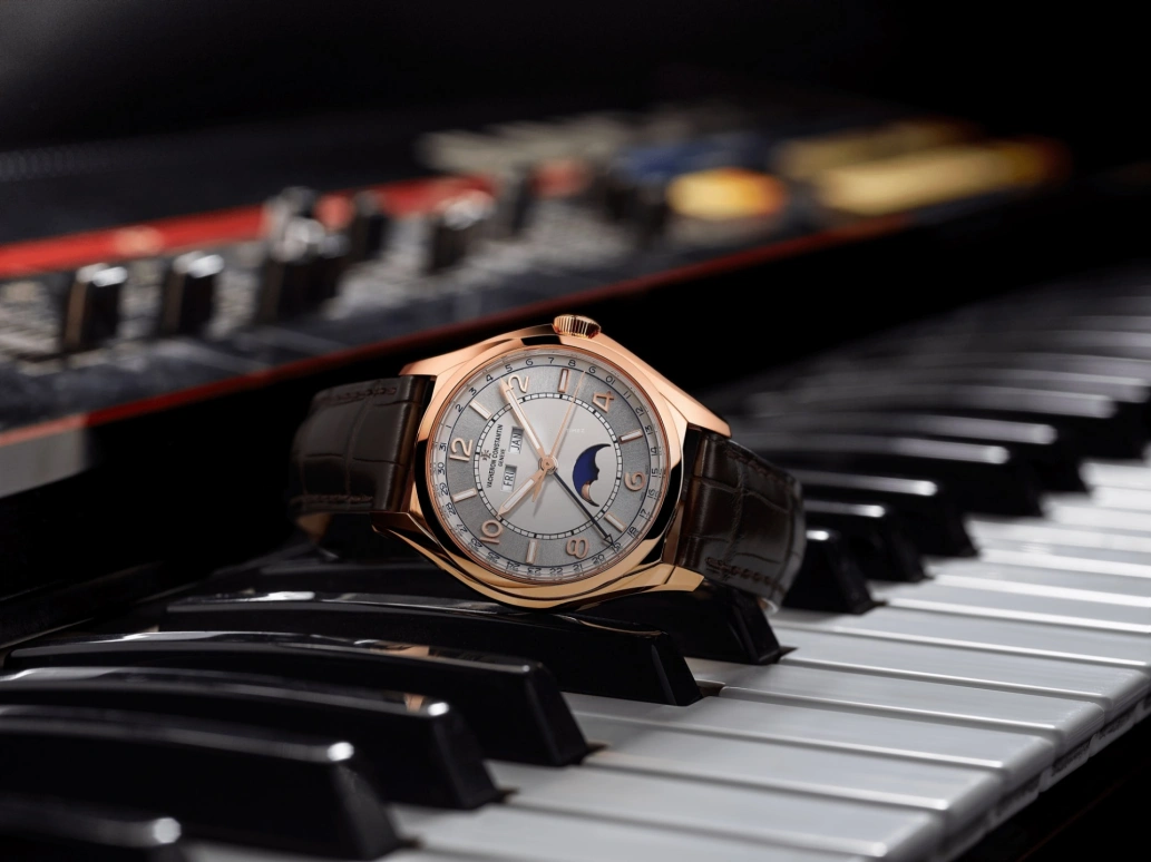 Vacheron Constantin,FiftySix 40mm,40mm,Pink Gold,Silver,Automatic,Moonphase,Month,Date,Day,40hours,In-house Caliber,4000E,4000E/000R-B438