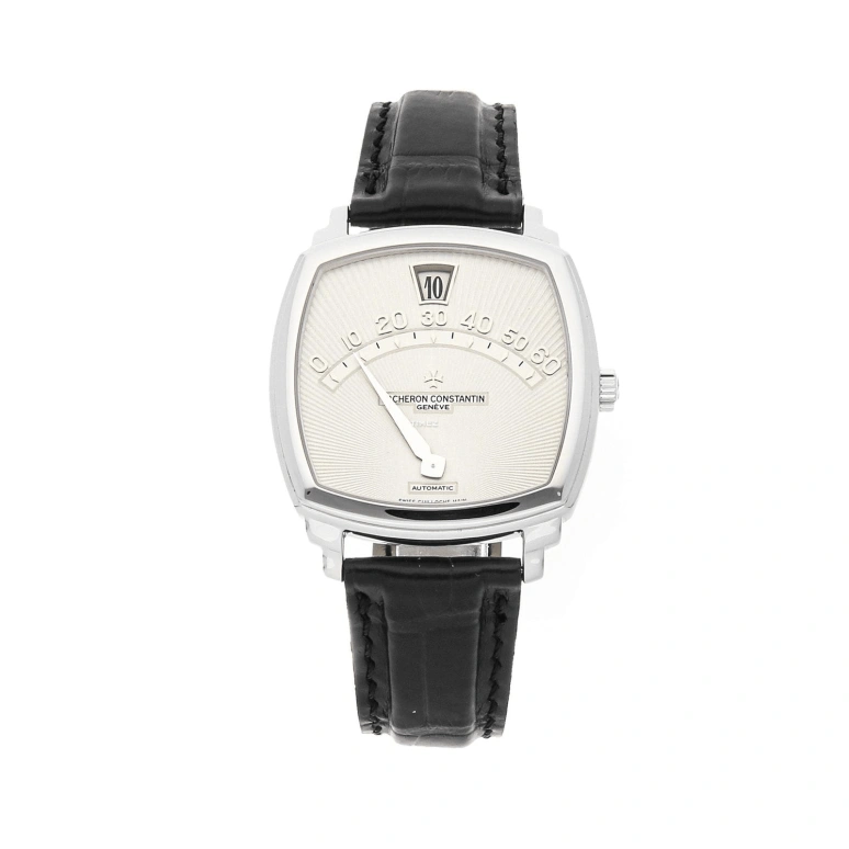 Vacheron Constantin,Other 36mm,36mm,White Gold,Silver,Automatic,Jumping Minutes,Jumping Hours,Retrograde,43041,43041/000G