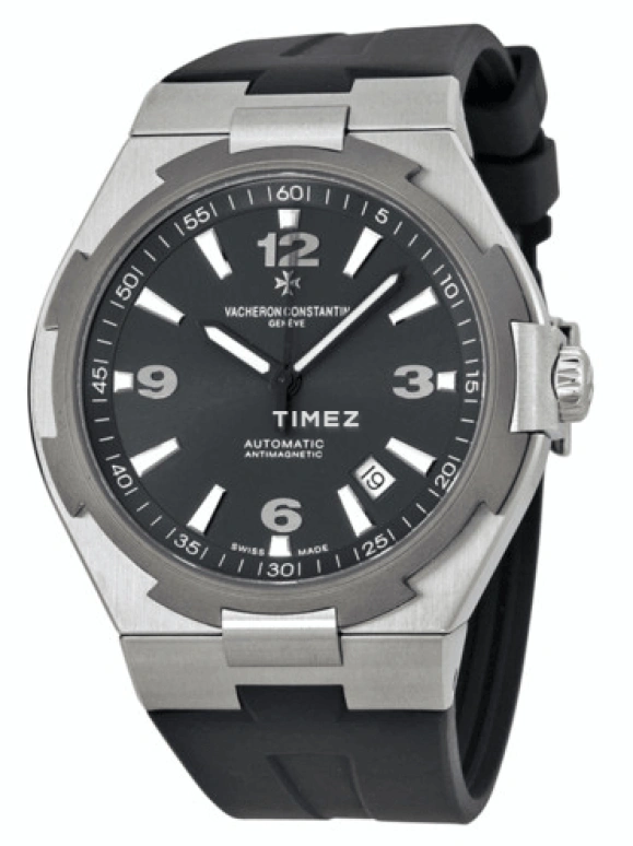 Vacheron Constantin,Overseas 42mm,42mm,Stainless Steel,Grey,Automatic,Day,Anti-magnetic,47040,47040/000W-9500